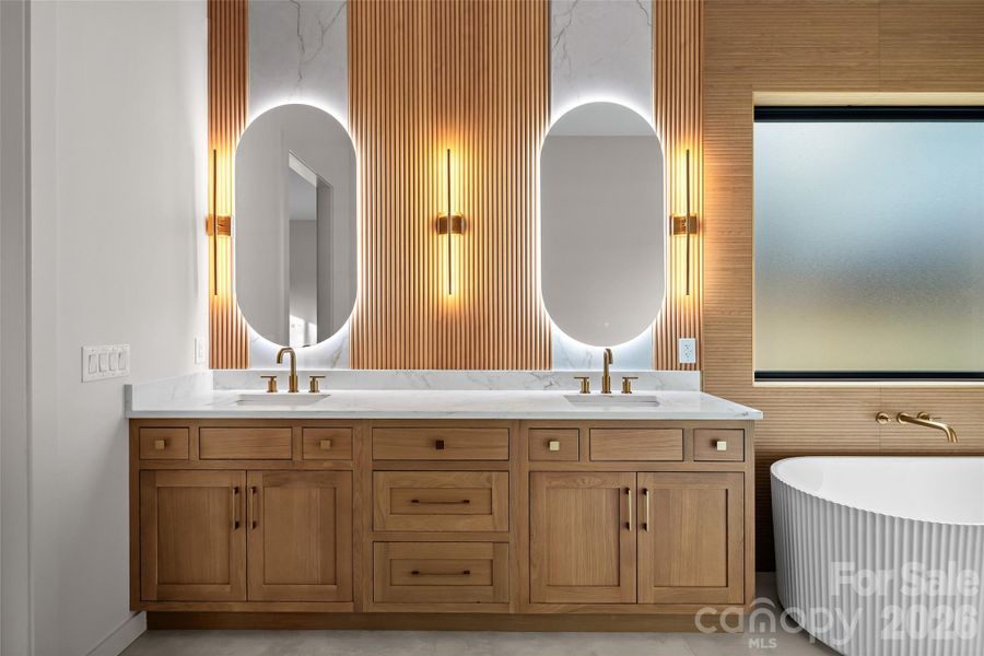 Furnished interior view inside a new home in , Asheville (Image 17).