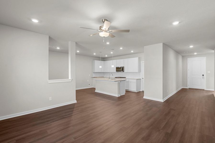 Spacious, unfurnished interior of a new home in Windrose Green, Angleton (Image 24).