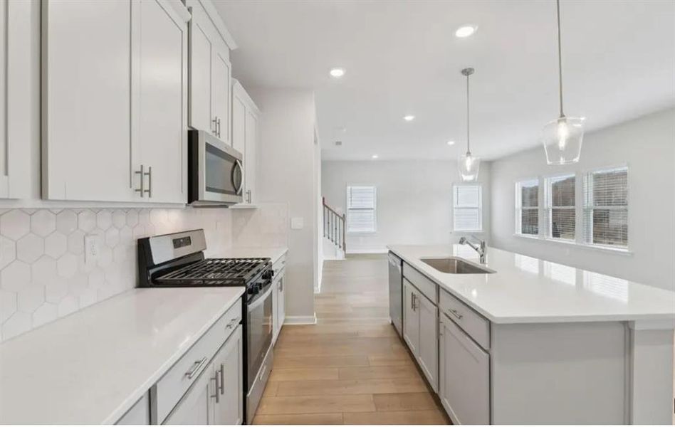 Furnished interior view inside a new home in Preserve at Mountain Creek, Pendergrass (Image 6). Furnished interior view inside a new home in Preserve at Mountain Creek, Pendergrass (Image 6).