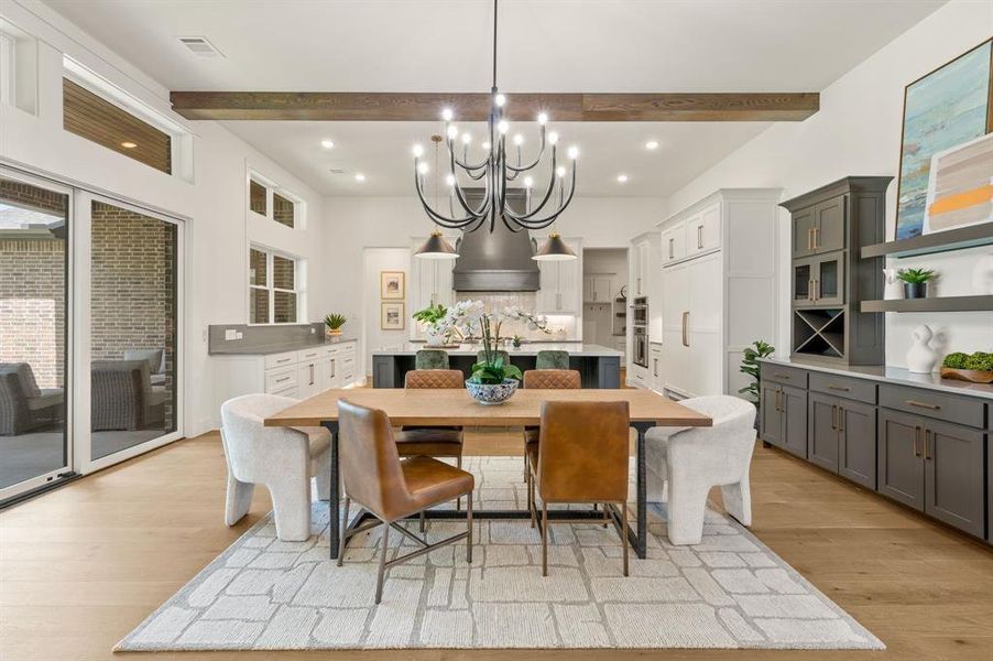 Furnished interior view inside a new home in The Resort on Eagle Mt. Lake, Fort Worth (Image 25).