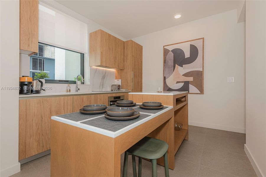 Furnished interior view inside a new home in , Miami (Image 7).