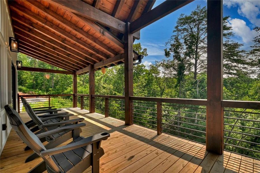 Exterior details and patio area of a home in , Talking Rock (Image 4). Exterior details and patio area of a home in , Talking Rock (Image 4).