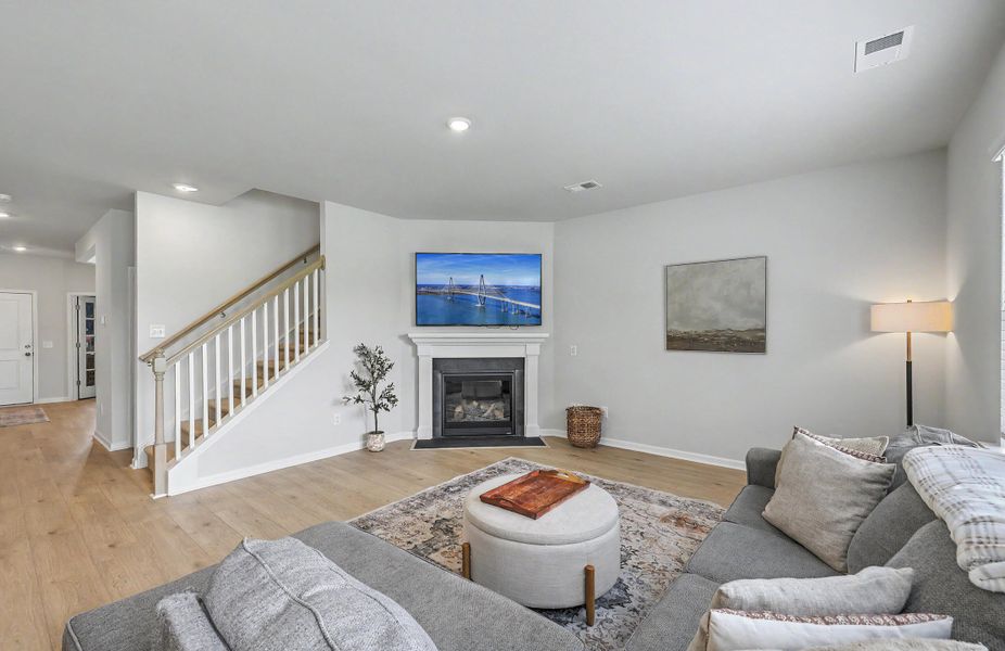 Furnished interior view inside a new home in Limehouse Farms, Summerville (Image 7).