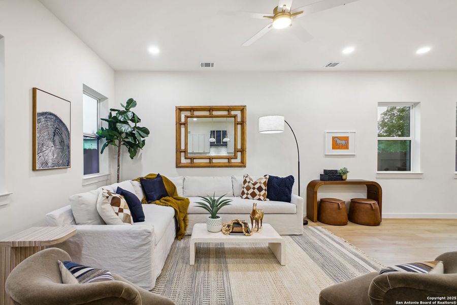 Furnished interior view inside a new home in , San Antonio (Image 36).