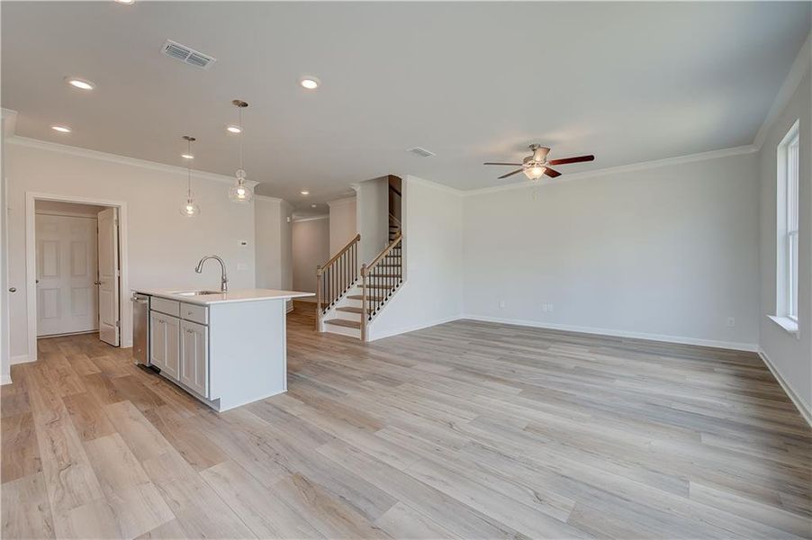 Spacious, unfurnished interior of a new home in Langley Overlook, Loganville (Image 13). Spacious, unfurnished interior of a new home in Langley Overlook, Loganville (Image 13).