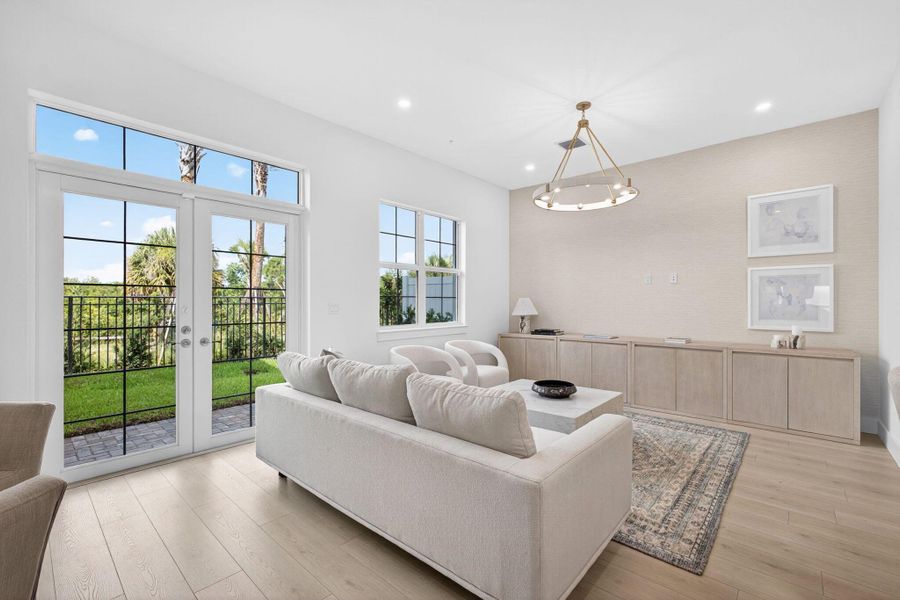 Furnished interior view inside a new home in , Jupiter (Image 13).