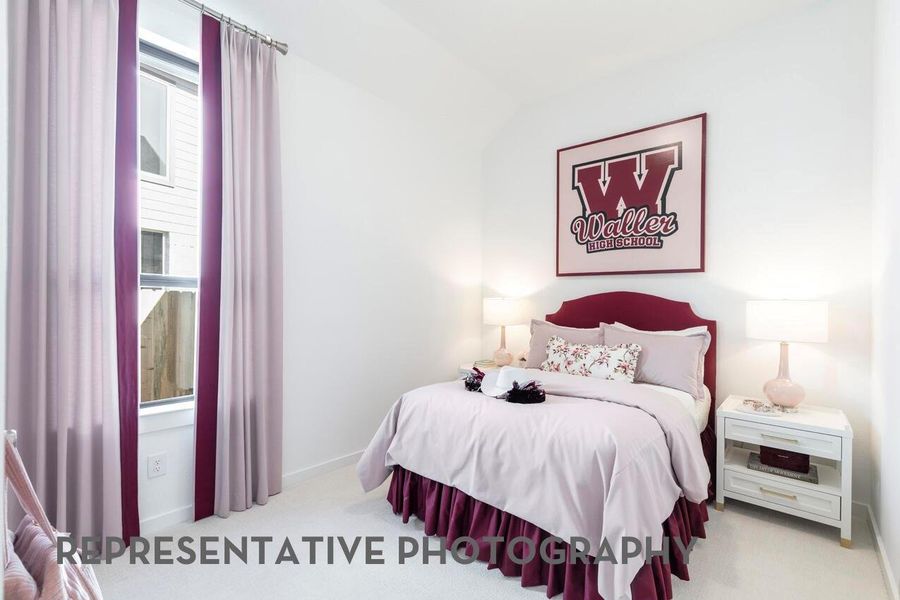Furnished interior view inside a new home in Grand Central Park, Conroe (Image 10).