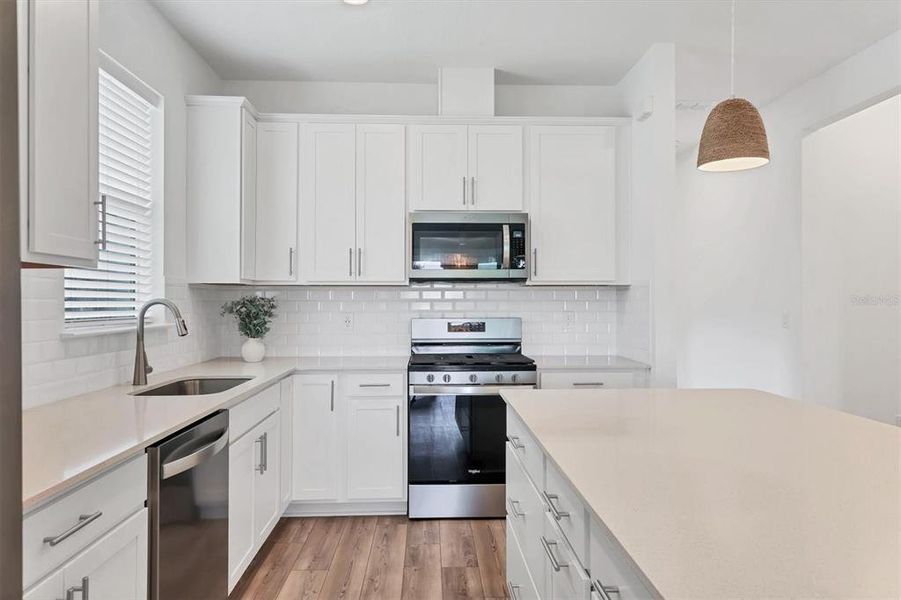 Cooking with GAS range