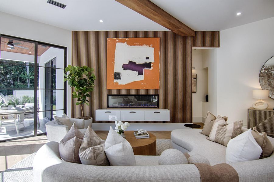 Furnished interior view inside a new home in , Wellington (Image 59).