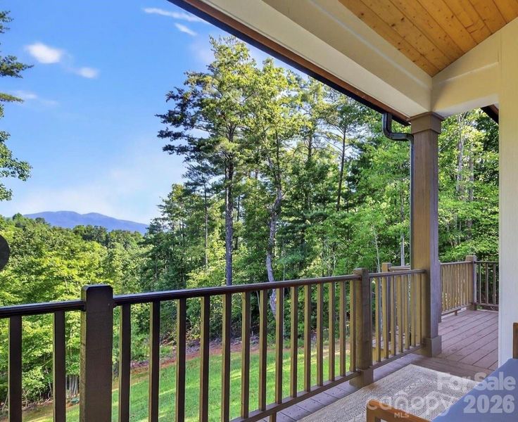 Back Deck with View of Dobson's Knob