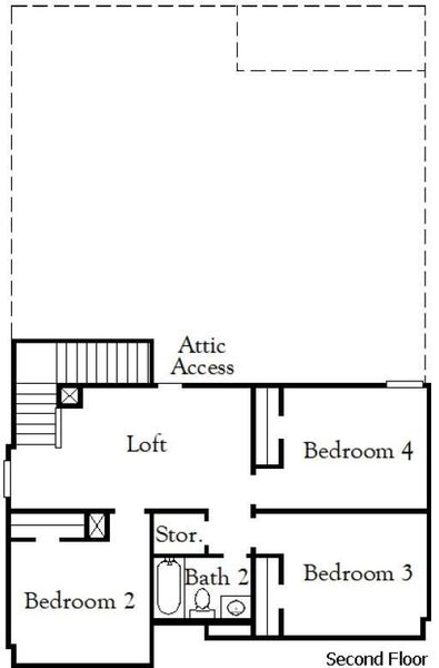 2D floor plan layout of this home in Windrose Green, Angleton, TX (Image 3). 2D floor plan layout of this home in Windrose Green, Angleton, TX (Image 3).