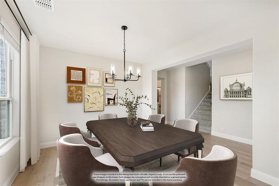 Furnished interior view inside a new home in Parks at Panchasarp Farms 65, Burleson (Image 10). Furnished interior view inside a new home in Parks at Panchasarp Farms 65, Burleson (Image 10).