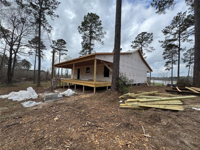 In-progress construction of a new home in , Broaddus, TX (Image 5).