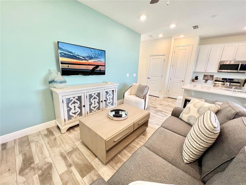 Furnished interior view inside a new home in , Kissimmee (Image 33).