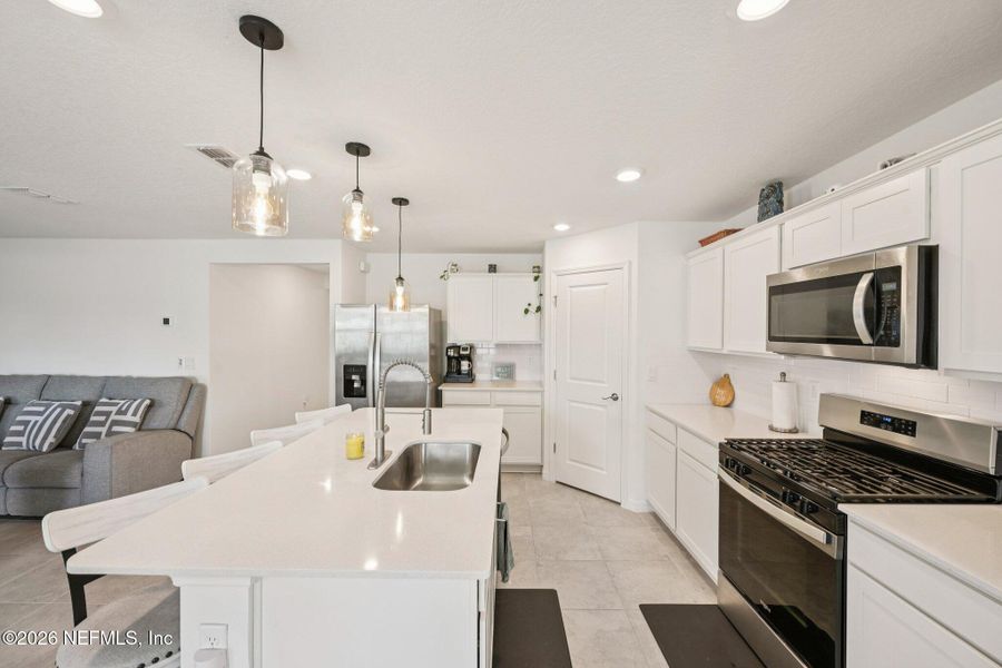 Furnished interior view inside a new home in , Jacksonville (Image 10).