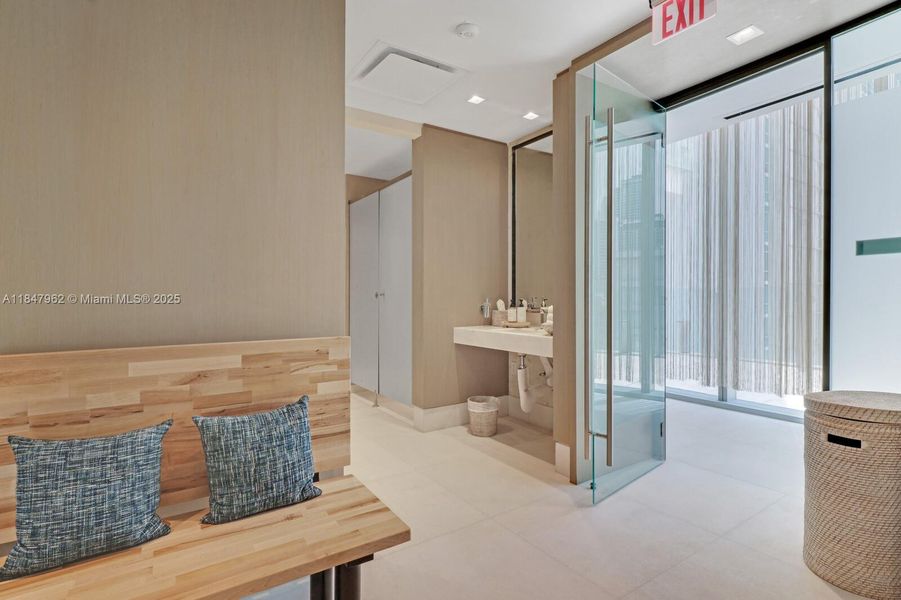 Furnished interior view inside a new home in , Miami (Image 26).