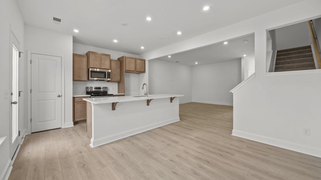 Furnished interior view inside a new home in Bell Glen, Charlotte (Image 5).