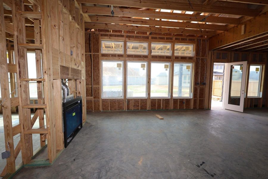In-progress construction of a new home in Dunham Pointe, Cypress, TX (Image 15).