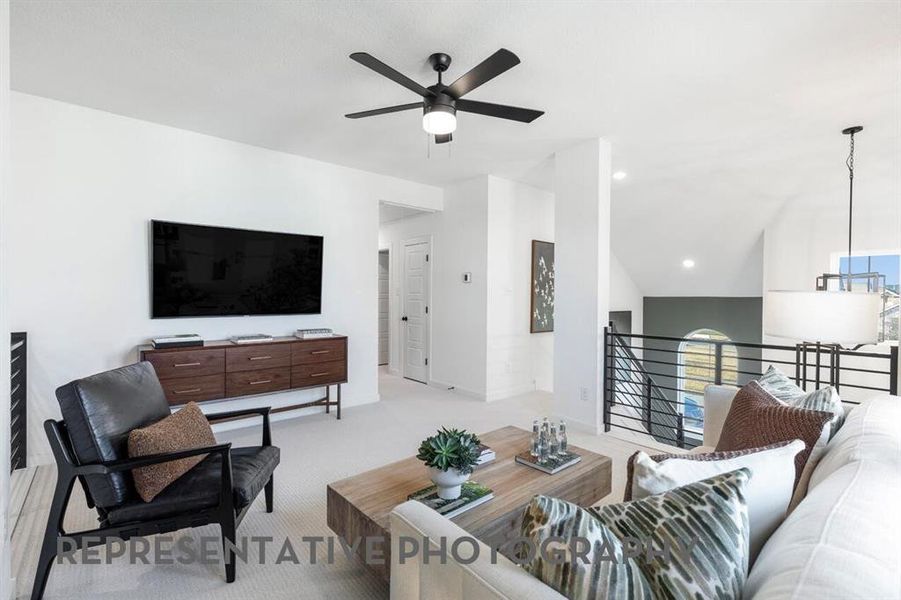 Furnished interior view inside a new home in Wellington, Haslet (Image 21).