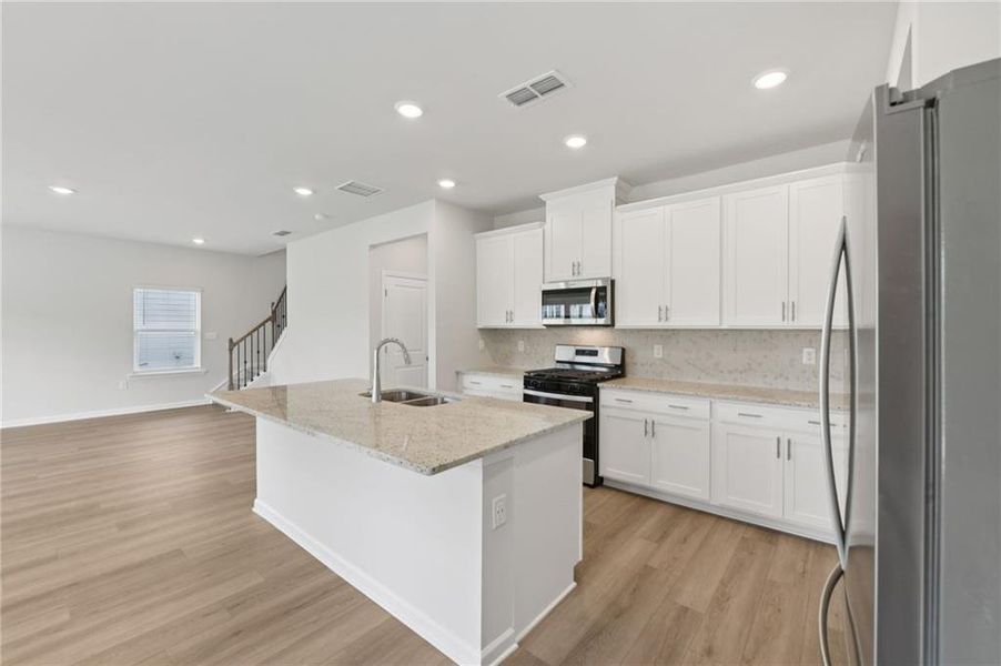 Furnished interior view inside a new home in Preserve at Mountain Creek, Pendergrass (Image 7).