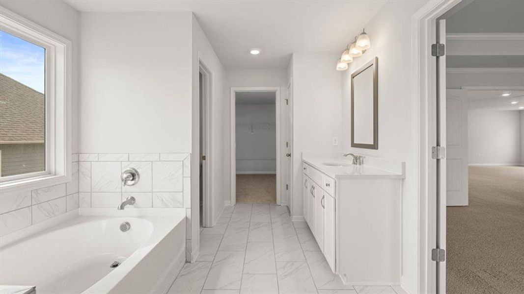 Furnished interior view inside a new home in Thalley Creek Estates, Cumming (Image 9).