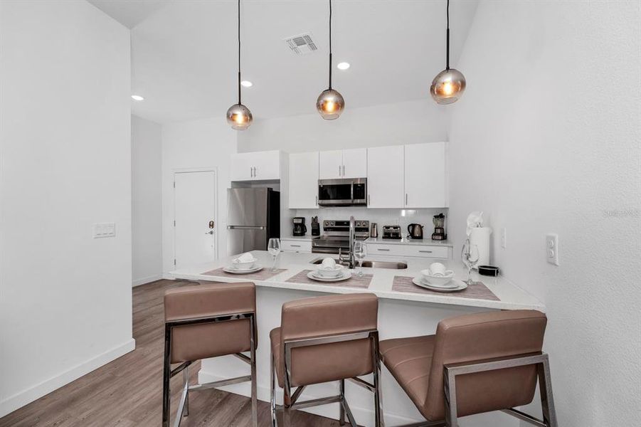 Furnished interior view inside a new home in , Davenport (Image 31).