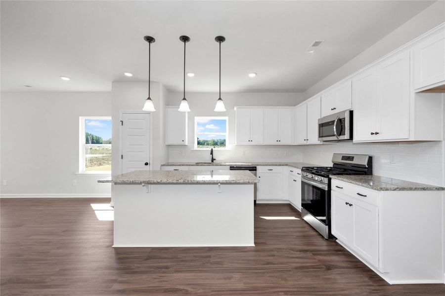 The Pearson- Kitchen. Home under construction. Sample floor plan photo used for illustrative purposes only. Upgrades, selections options, and colors will vary. The Pearson- Kitchen. Home under construction. Sample floor plan photo used for illustrative purposes only. Upgrades, selections options, and colors will vary.