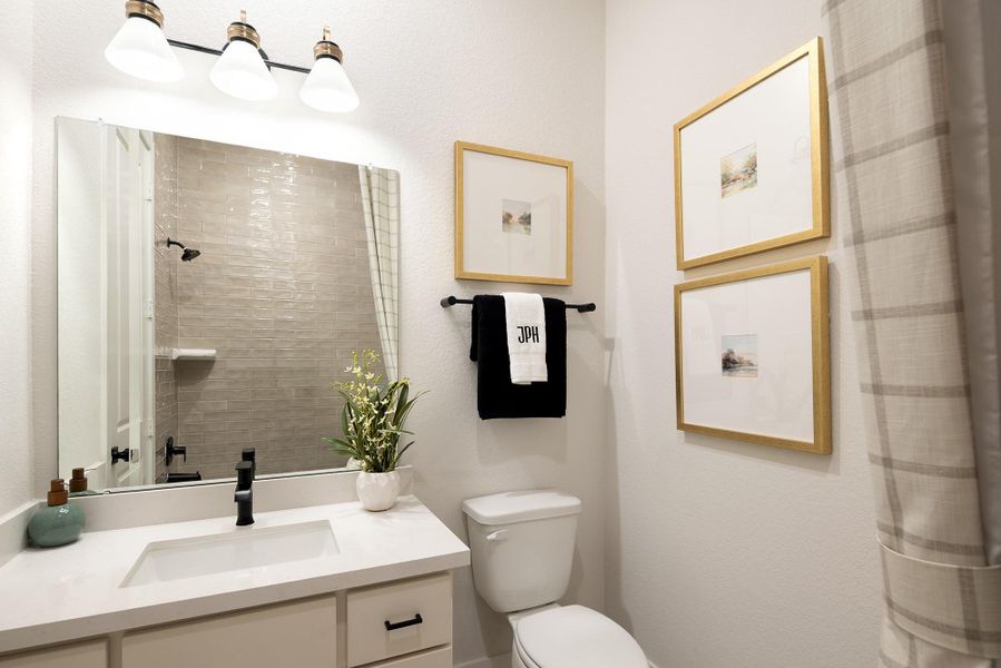 Furnished interior view inside a new home in , Fulshear (Image 24).