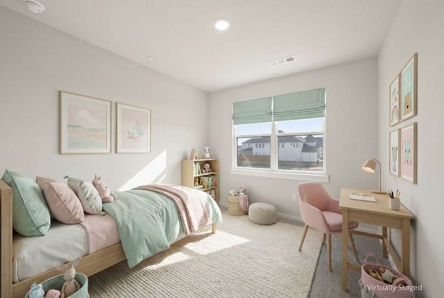 Furnished interior view inside a new home in Wildridge, Oak Point (Image 11).