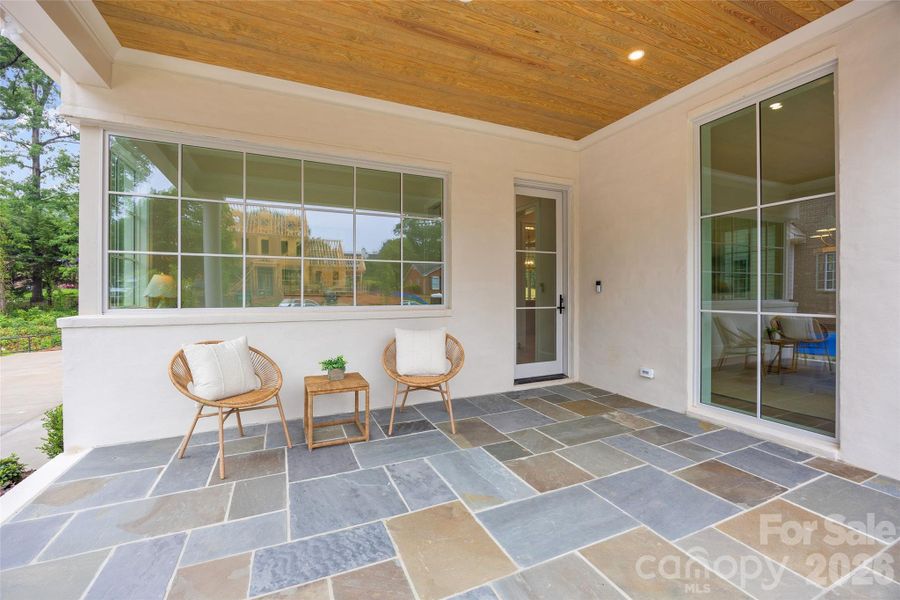 Exterior details and patio area of a home in , Charlotte (Image 27). Exterior details and patio area of a home in , Charlotte (Image 27).