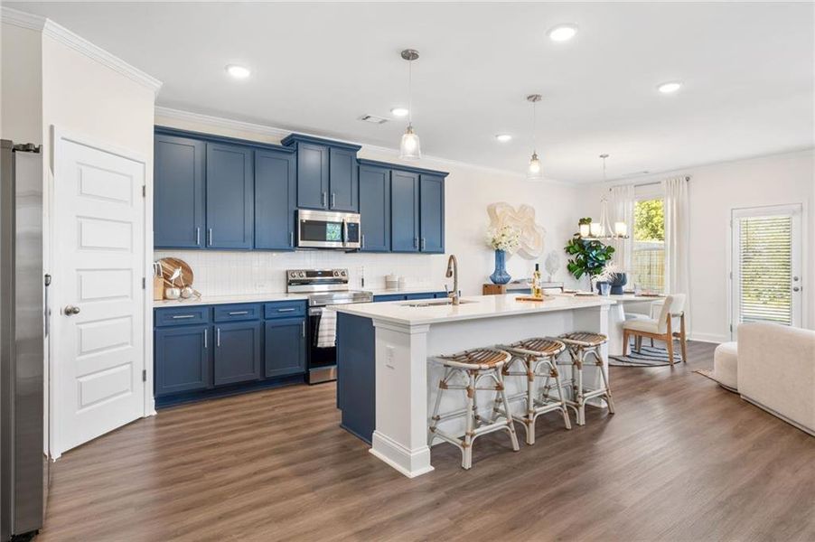 Furnished interior view inside a new home in Somerset at Riverbrook, Gainesville (Image 4).