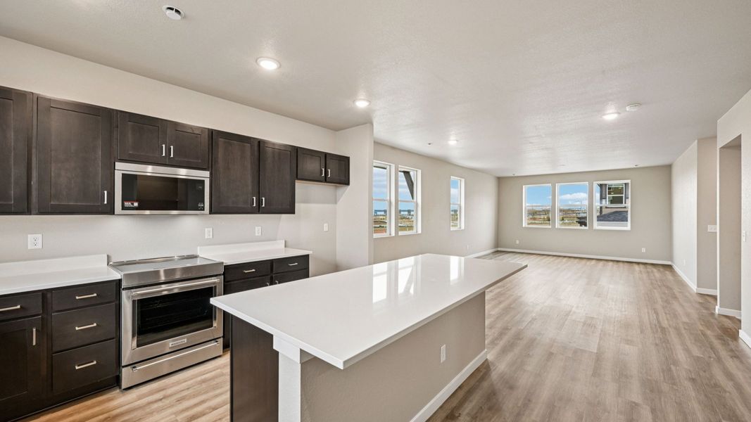 Furnished interior view inside a new home in Windler Townhomes, Aurora (Image 16).