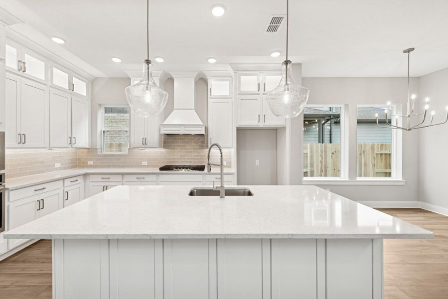 Furnished interior view inside a new home in , Katy (Image 6).
