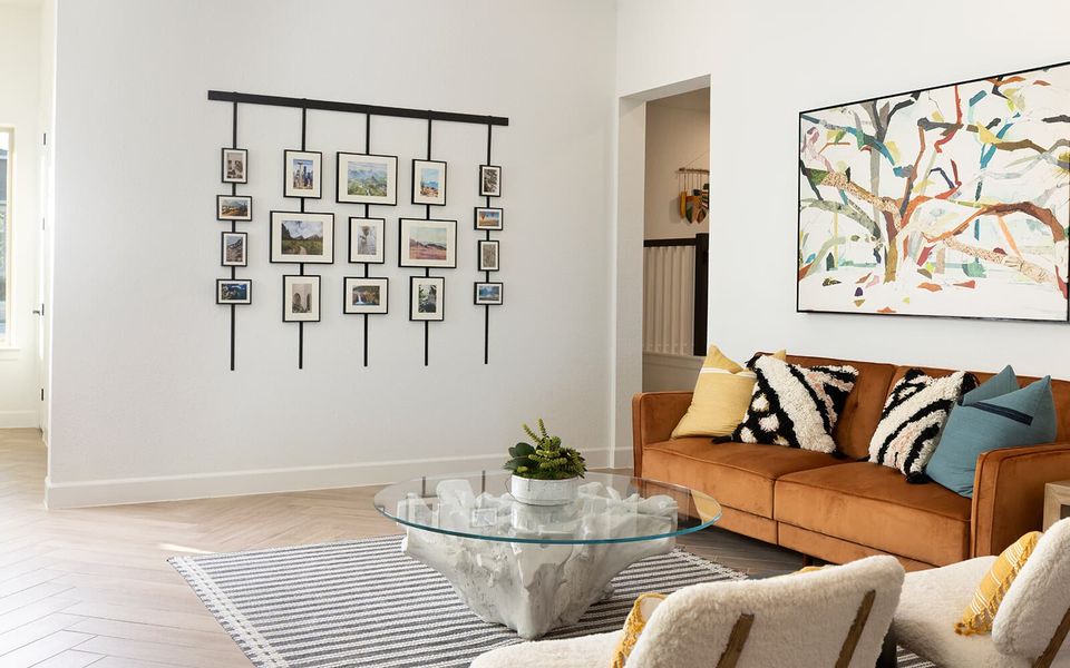 Furnished interior view inside a new home in Easton Park, Austin (Image 10).