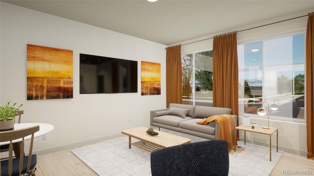 Furnished interior view inside a new home in , Bennett (Image 4).