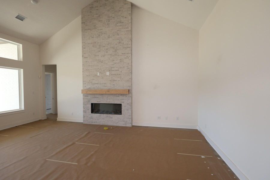 In-progress construction of a new home in Woodson’s Reserve, Spring, TX (Image 9).