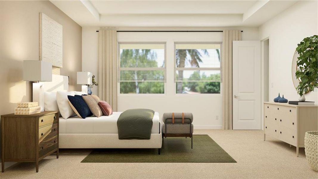Furnished interior view inside a new home in Meadow Pointe, Groveland (Image 23).