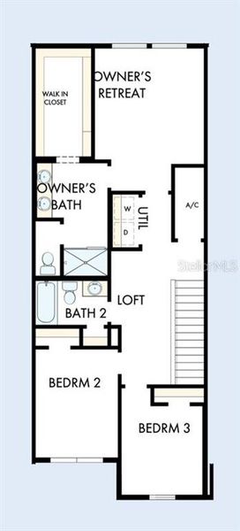 2D floor plan layout of this home in , Daytona Beach, FL (Image 3). 2D floor plan layout of this home in , Daytona Beach, FL (Image 3).
