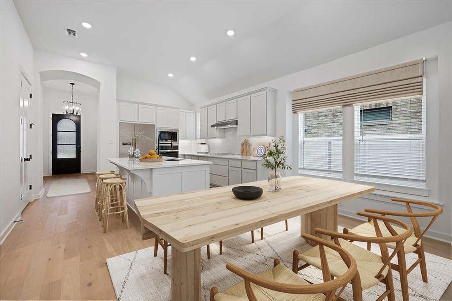 Furnished interior view inside a new home in Gateway Village - The Reserve: 45ft. lots, Denison (Image 4).