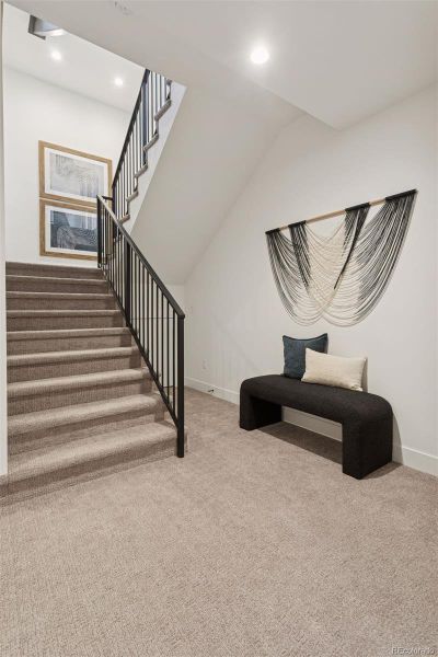 Furnished interior view inside a new home in , Denver (Image 41).