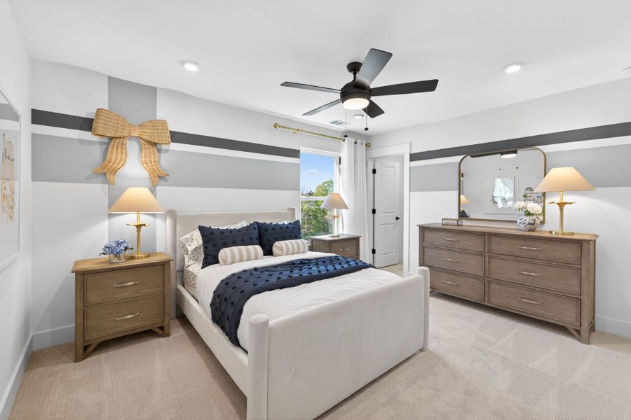 Representative furnished interior of a home built from the Riverton by Pulte Homes in Riversprings, Dacula (Image 45).