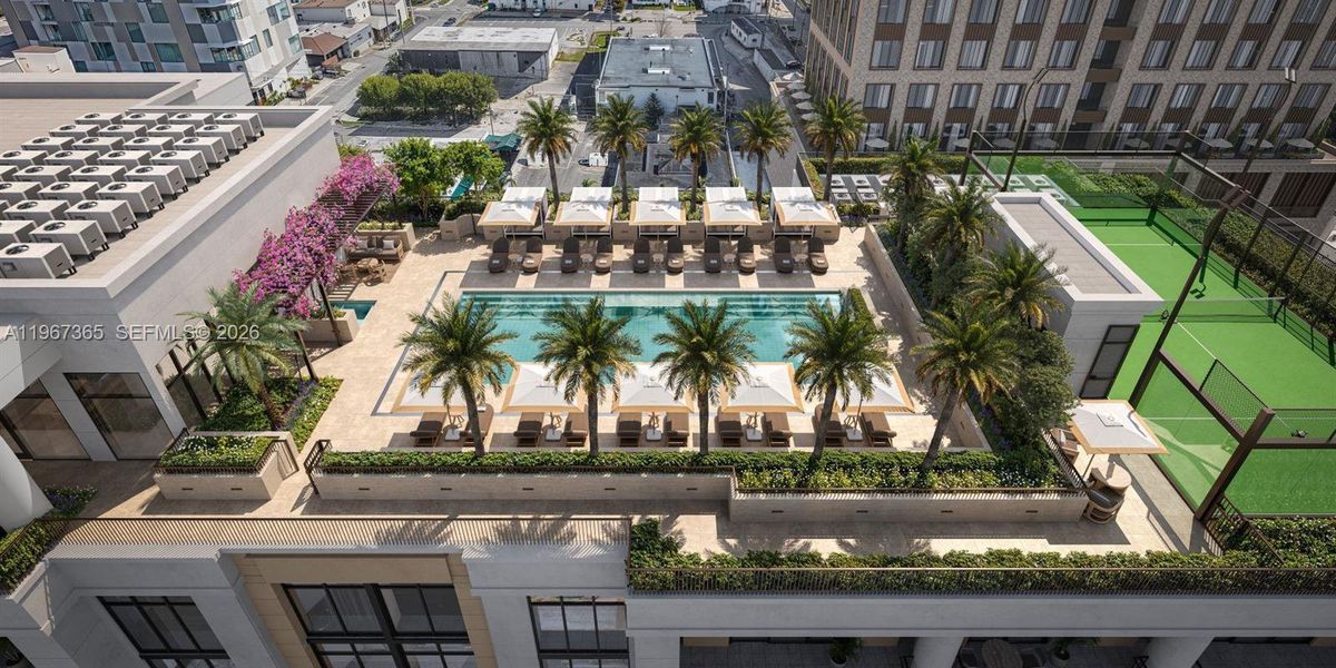 Condo located in Coral Gables, FL showcasing its design and architecture (Image 9).