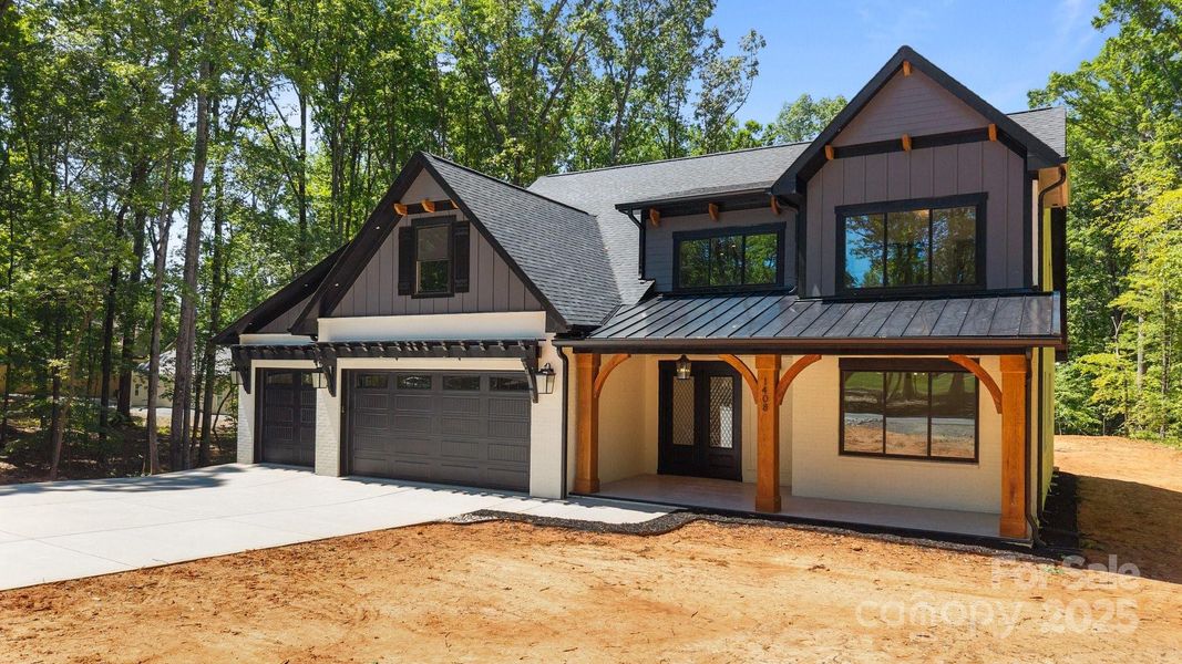 Front exterior of a new home in , Waxhaw, NC, highlighting curb appeal (Image 20).