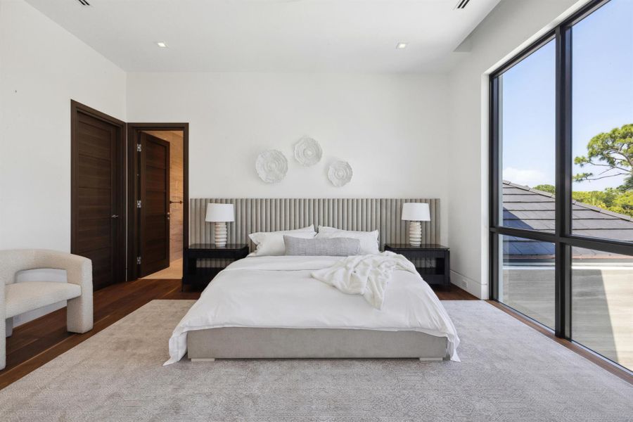 Furnished interior view inside a new home in , Jupiter (Image 55).