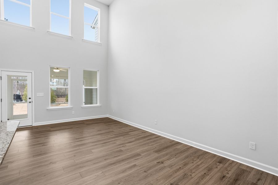 Spacious, unfurnished interior of a new home in Ovation at Sweetbrier, Durham (Image 18).