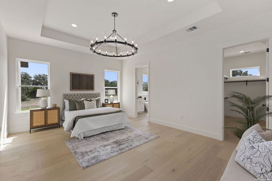 Furnished interior view inside a new home in , Bandera (Image 19).