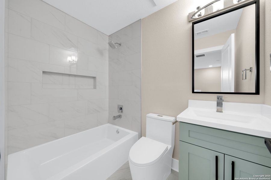 Furnished interior view inside a new home in , San Antonio (Image 14). Furnished interior view inside a new home in , San Antonio (Image 14).