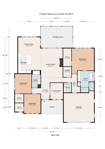 2D floor plan layout of this home in , Candler, NC (Image 4). 2D floor plan layout of this home in , Candler, NC (Image 4).