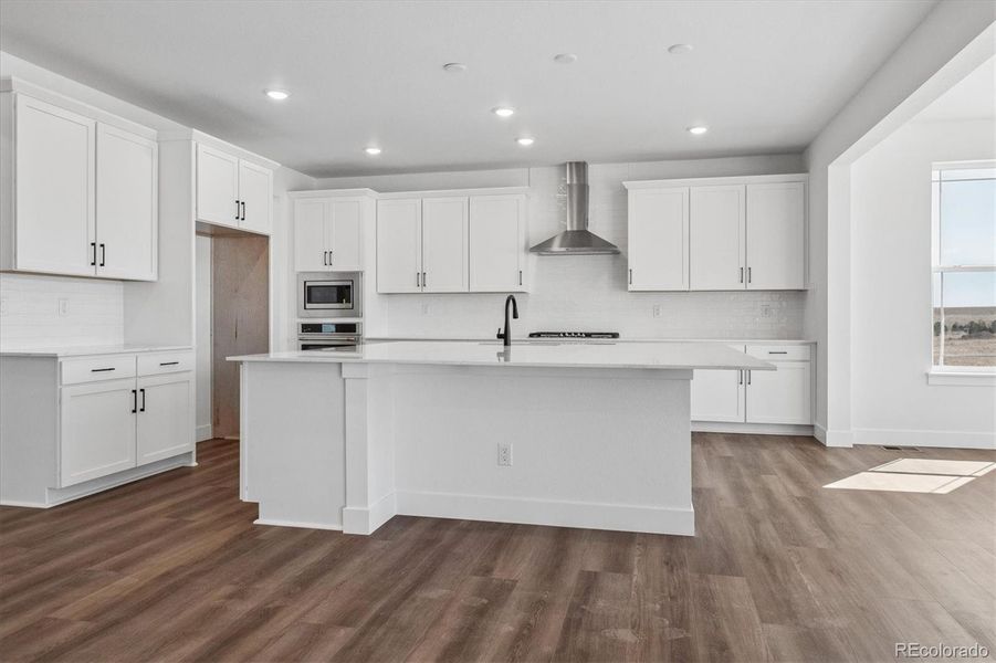Furnished interior view inside a new home in Peakview at Ascent Village, Littleton (Image 19).