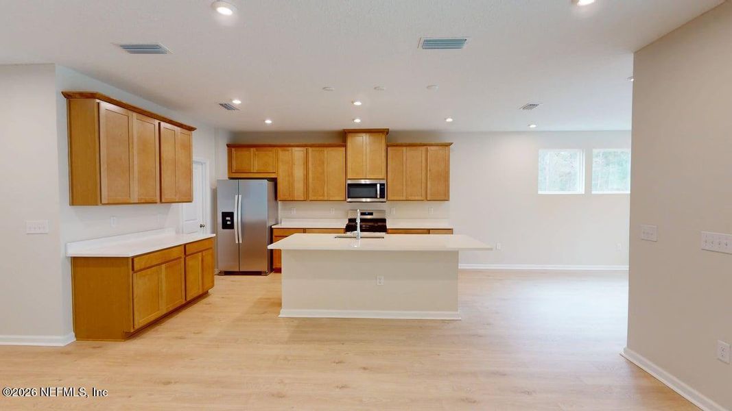 Furnished interior view inside a new home in RiverTown, St. Johns (Image 5). Furnished interior view inside a new home in RiverTown, St. Johns (Image 5).